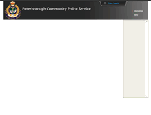 Tablet Screenshot of peterboroughcrimemaps.com